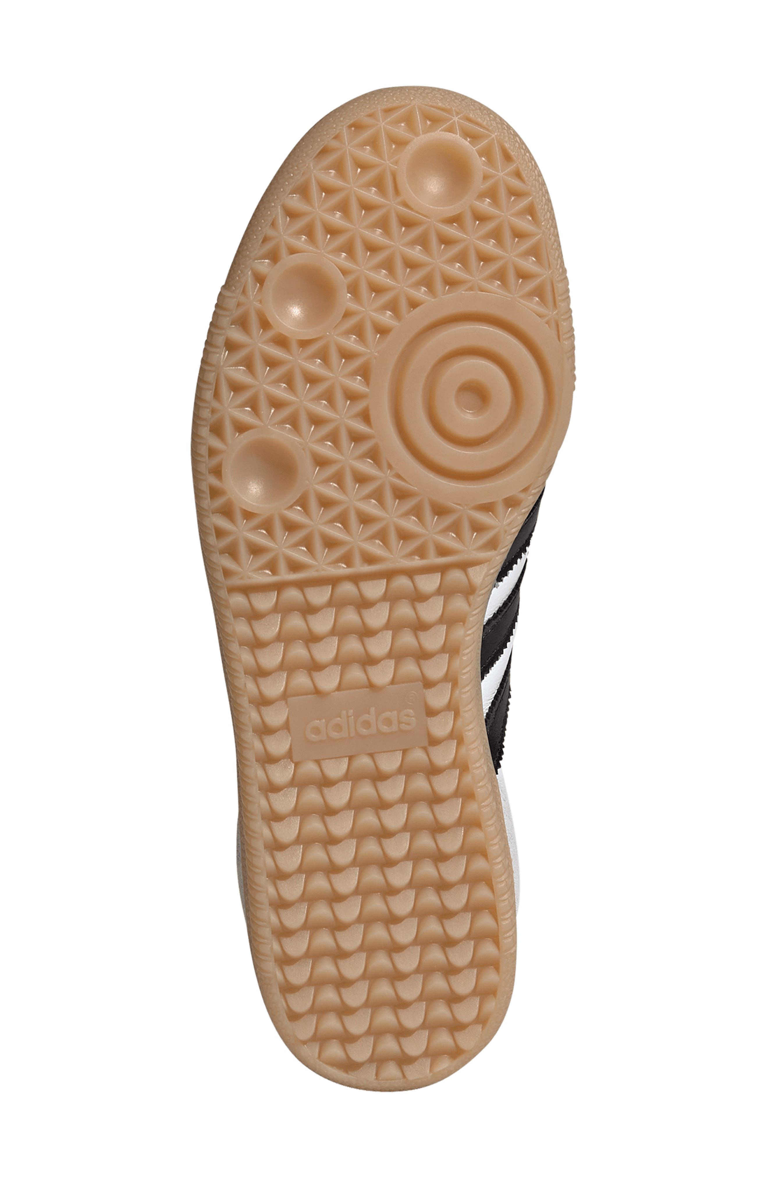 adidas Kids' Samba JP Sneaker, Alternate, color, White/ Black/ Gum