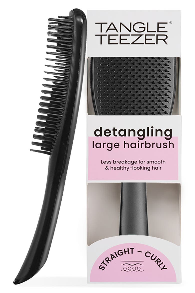 Large Ultimate Detangler Hairbrush - Thick to Wavy, Main, color, BLACK