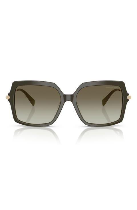 Quogue 57mm Square Sunglasses