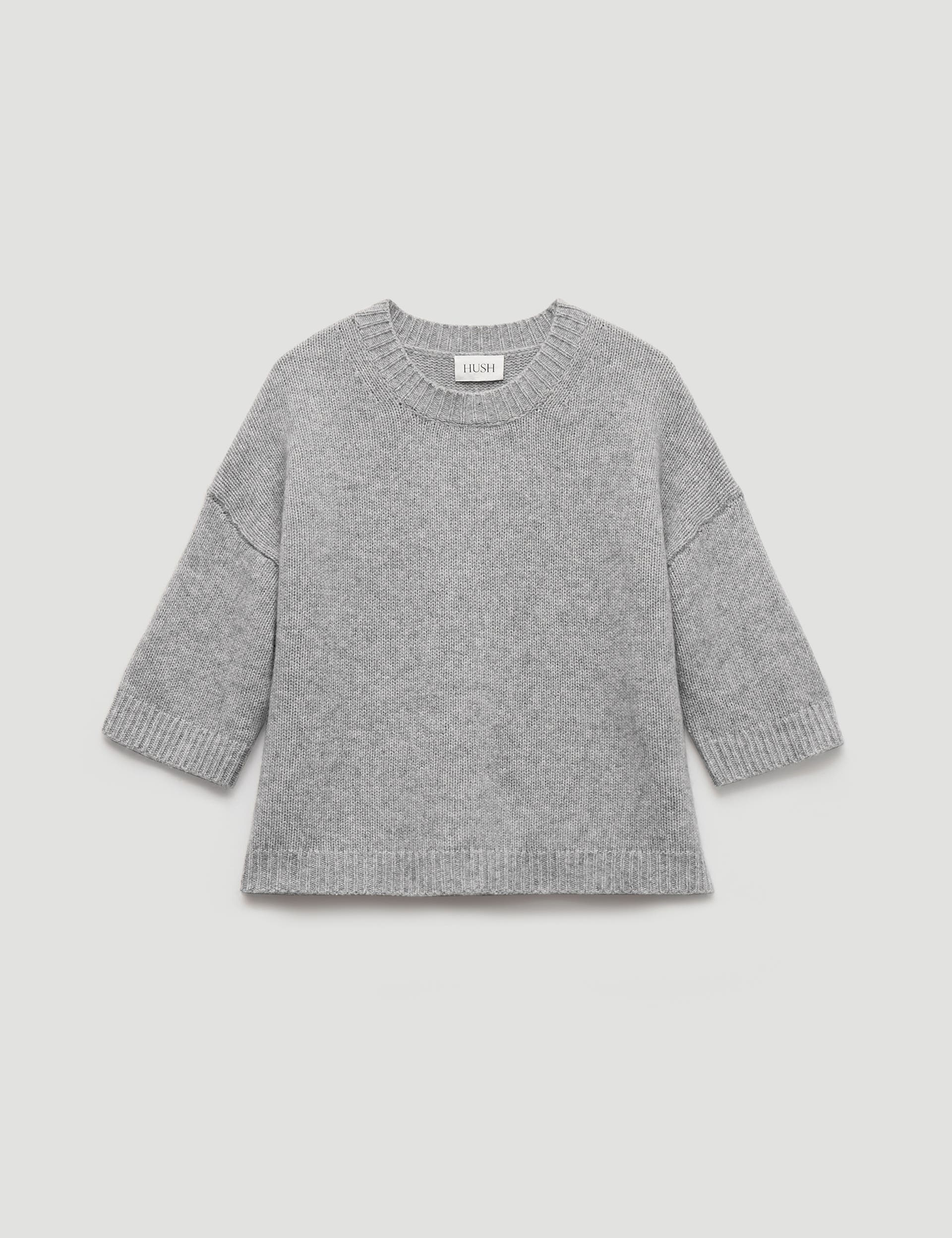 Cherrie Chunky 100% Cashmere Tee - image 2