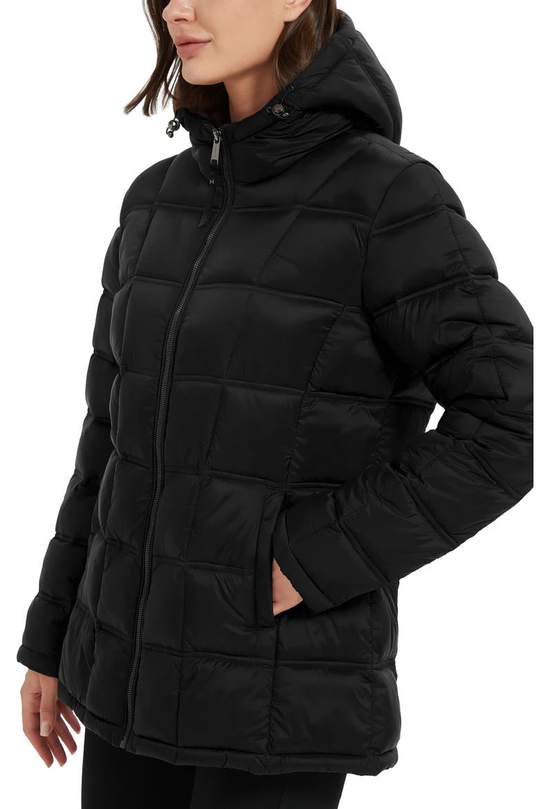 Seamless Quilted Jacket, Alternate, color, BLACK