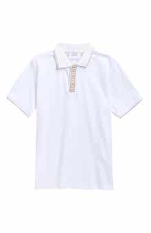 DENIM AND FLOWER Kids' Tipped Polo