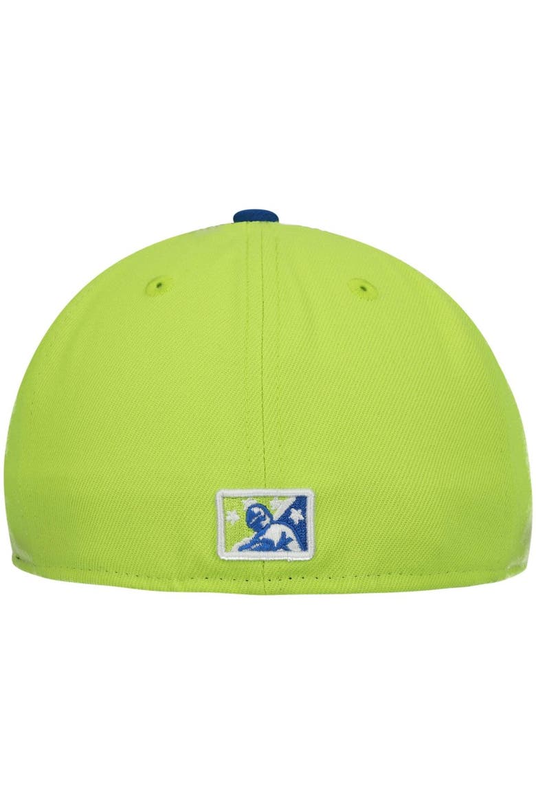 Men's New Era White/Royal El Paso Margaritas Copa de la Diversion 59FIFTY Fitted Hat, Alternate, color, White
