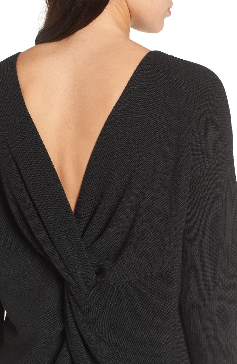 Halogen<sup>®</sup> Twist Back Sweater, Alternate, color, 