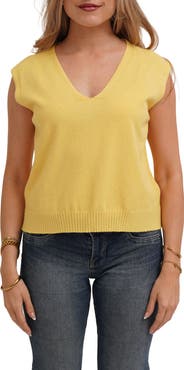 CYRUS Sleeveless V-Neck Shell