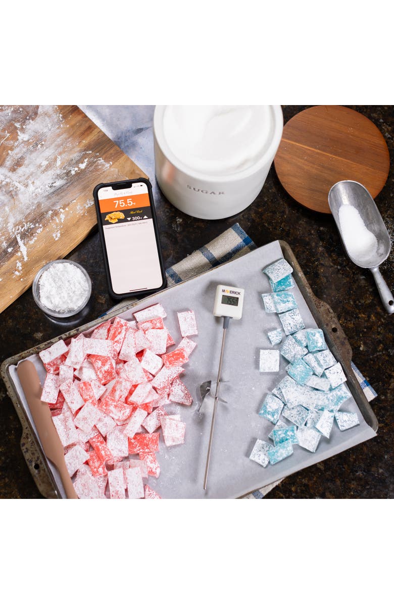 Maverick iChef Bluetooth Candy & Deep Fry Thermometer, Alternate, color, White