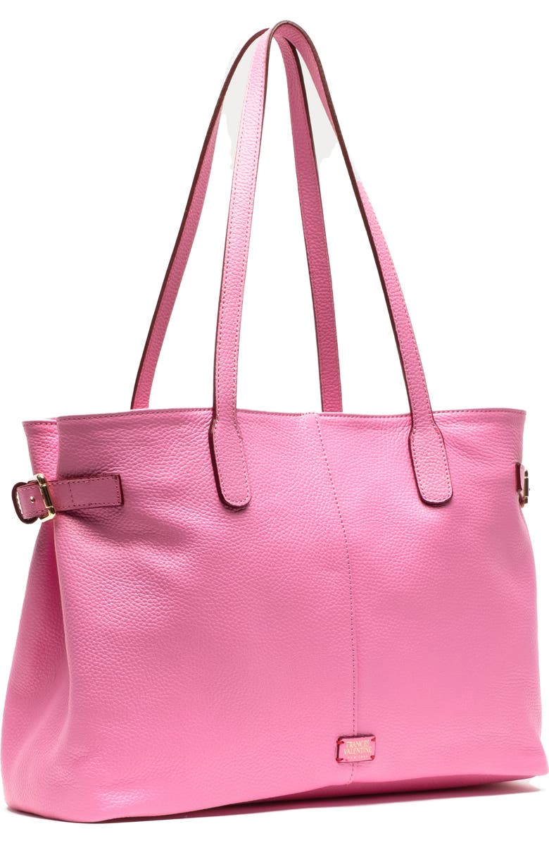 Frances Valentine Large Amalie Leather Tote, Alternate, color, Pink