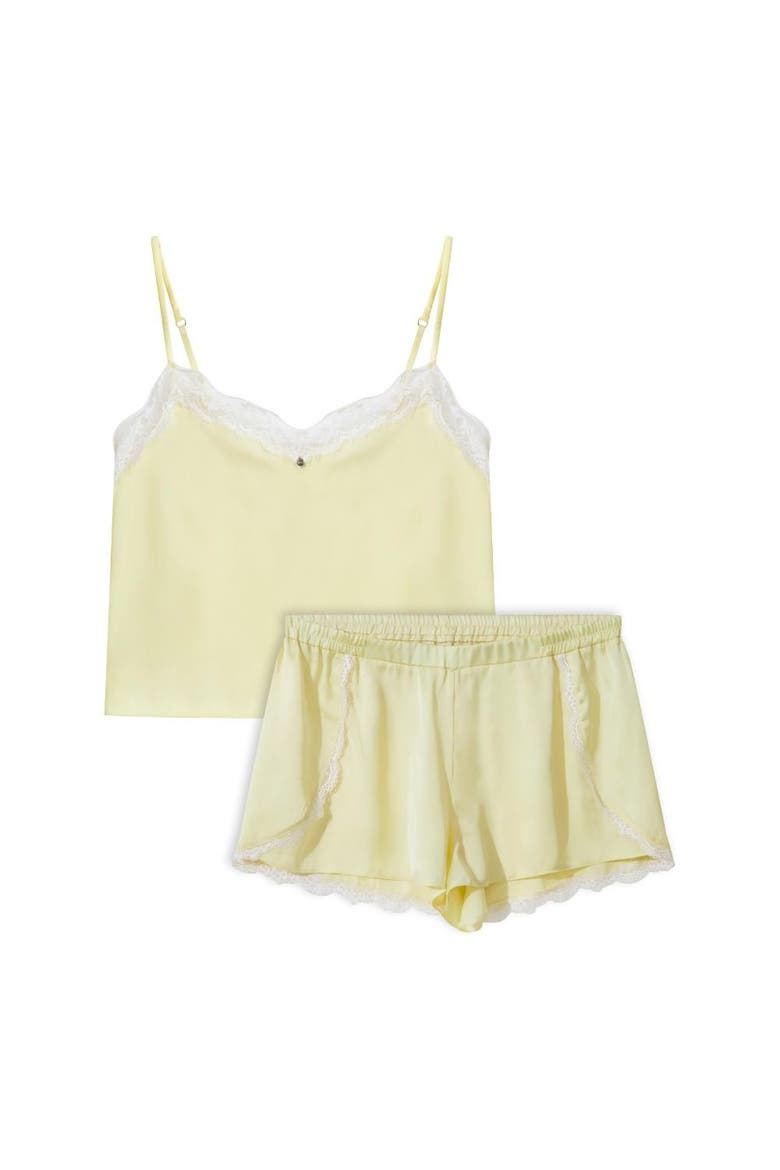 Golden Camisole Set, Alternate, color, Yellow