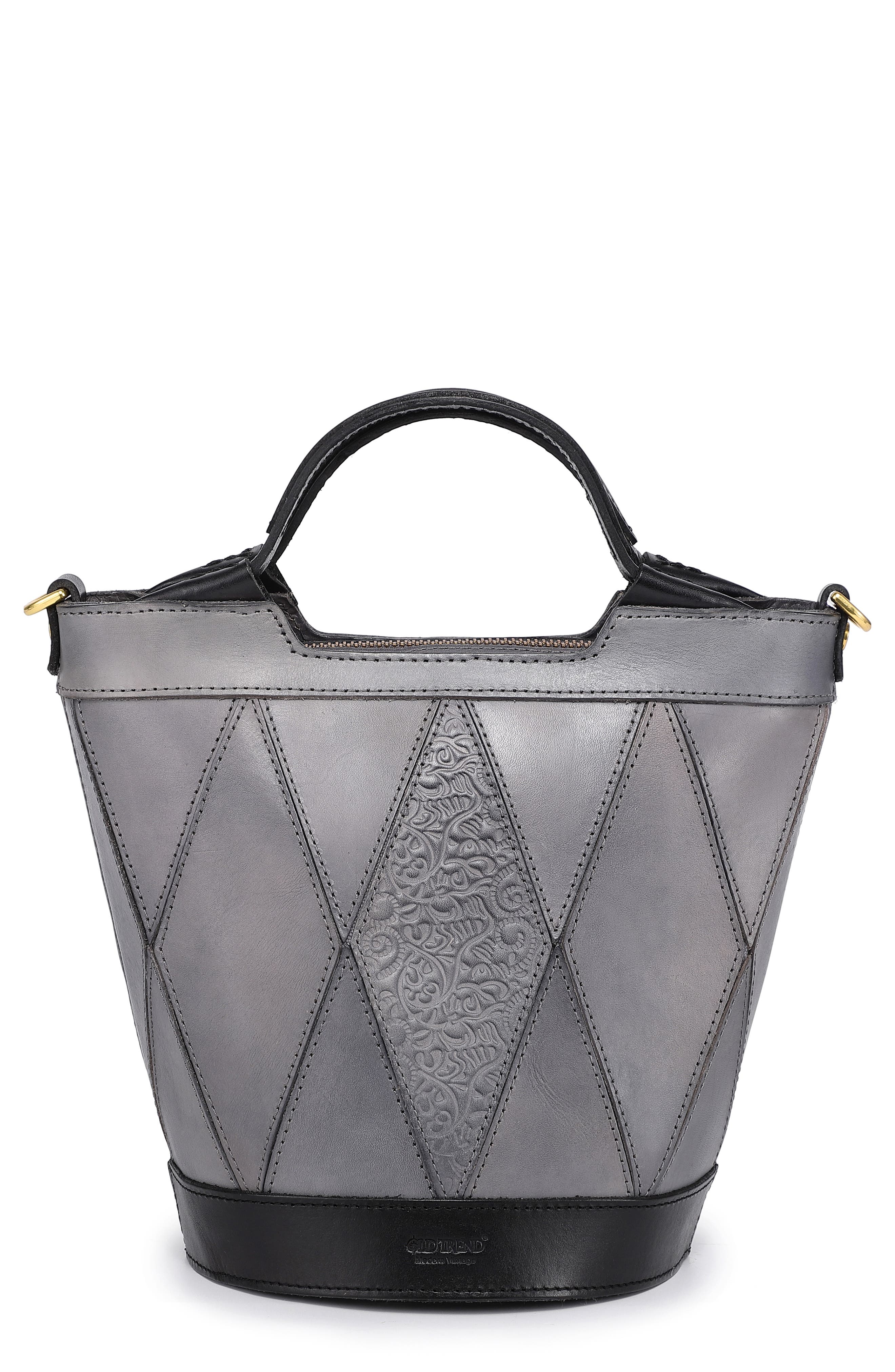 OLD TREND Primrose Leather Mini Tote, Main, color, Grey