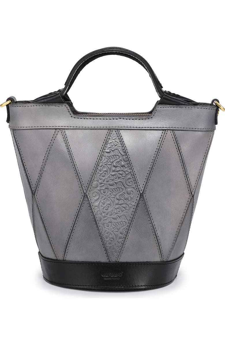 OLD TREND Primrose Leather Mini Tote, Main, color, Grey