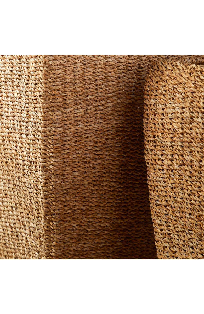 Napa Home & Garden Seagrass Tall Square Planters, Set of 2, Alternate, color, Brown