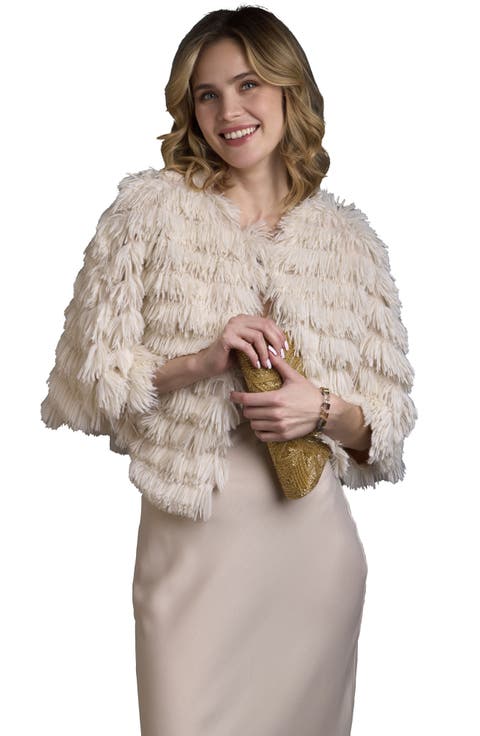 Faux Fur Capelet
