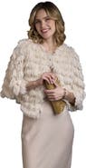 SAACHI Faux Fur Capelet