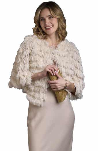SAACHI Faux Fur Capelet