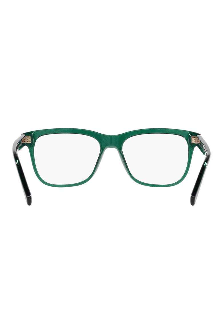 51mm Rectangular Optical Glasses, Alternate, color, TRNPRT GREEN