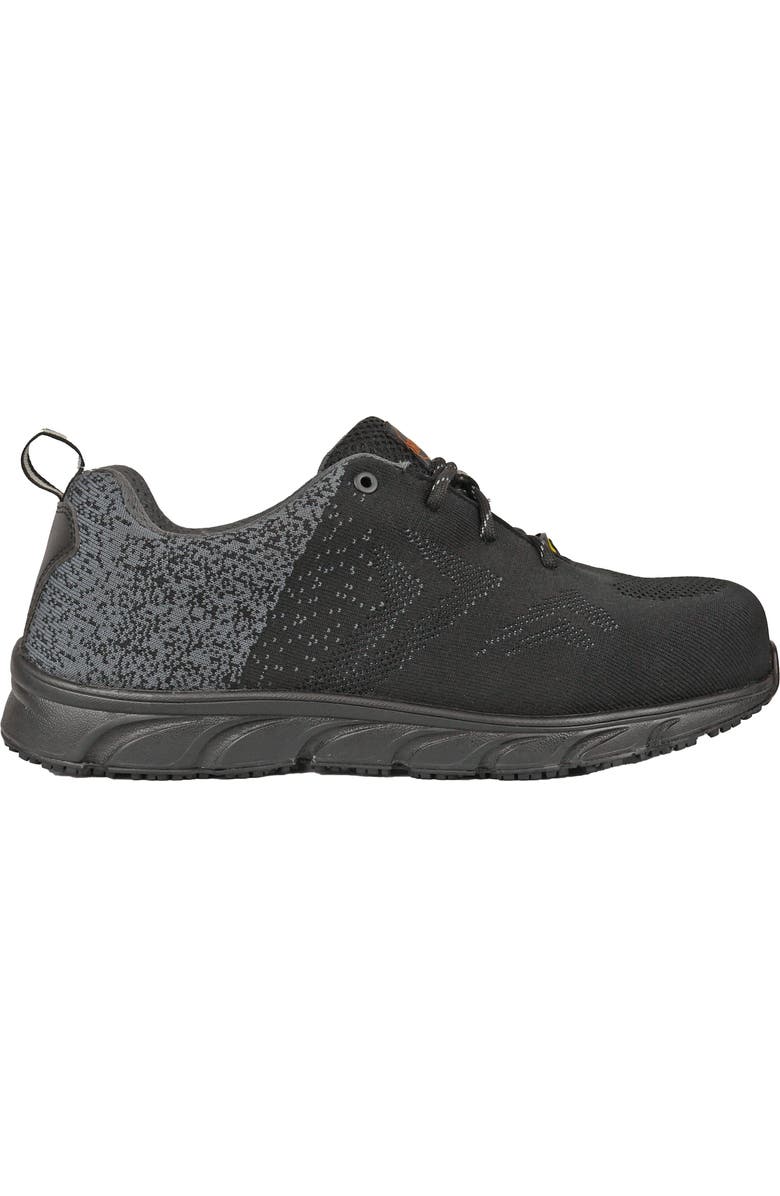 Hoss Boot Company HOSS Beedle SD Composite Toe Static Dissipative Slip Resistant Work Shoe, Alternate, color, Black/Grey