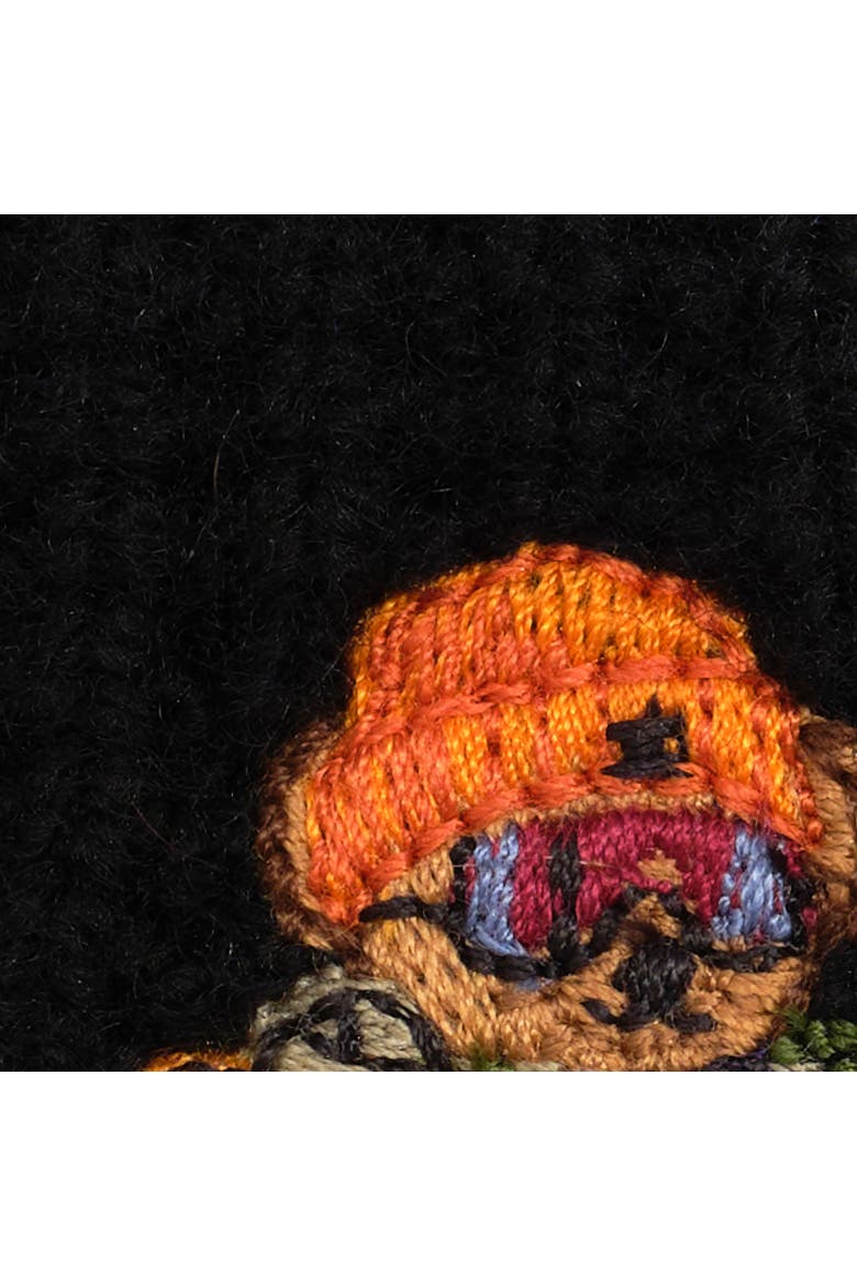 Red Rocks Bear Beanie, Alternate, color, Black
