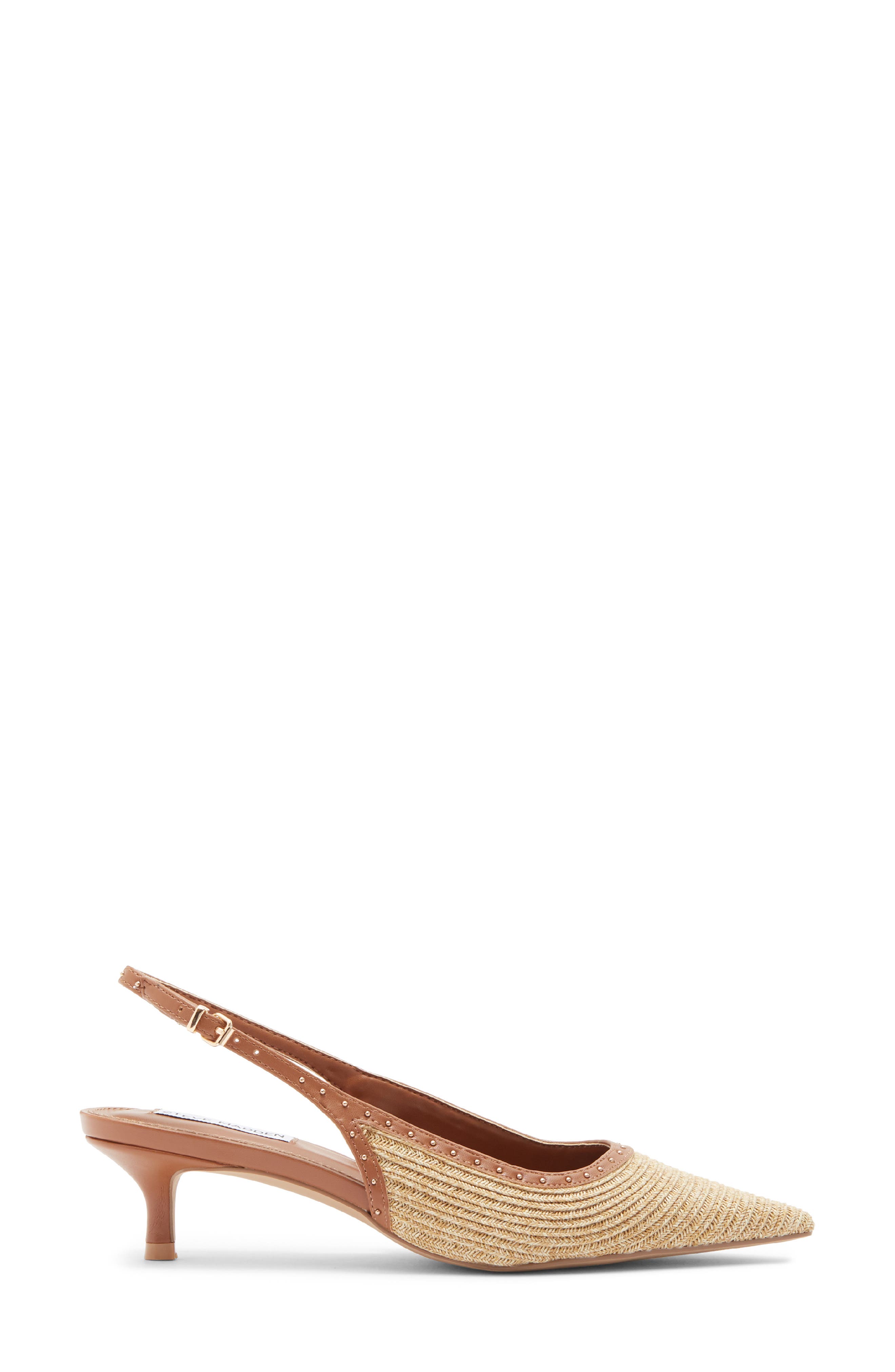 Romyn Kitten Heel Pump, Alternate, color, TAN MULTI