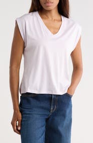 Nordstrom V-Neck Pima Cotton T-Shirt