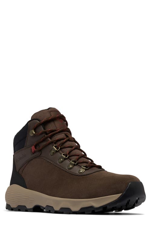 Columbia Newton Wander™ Waterproof Hiking Boot In Cordovan/spice