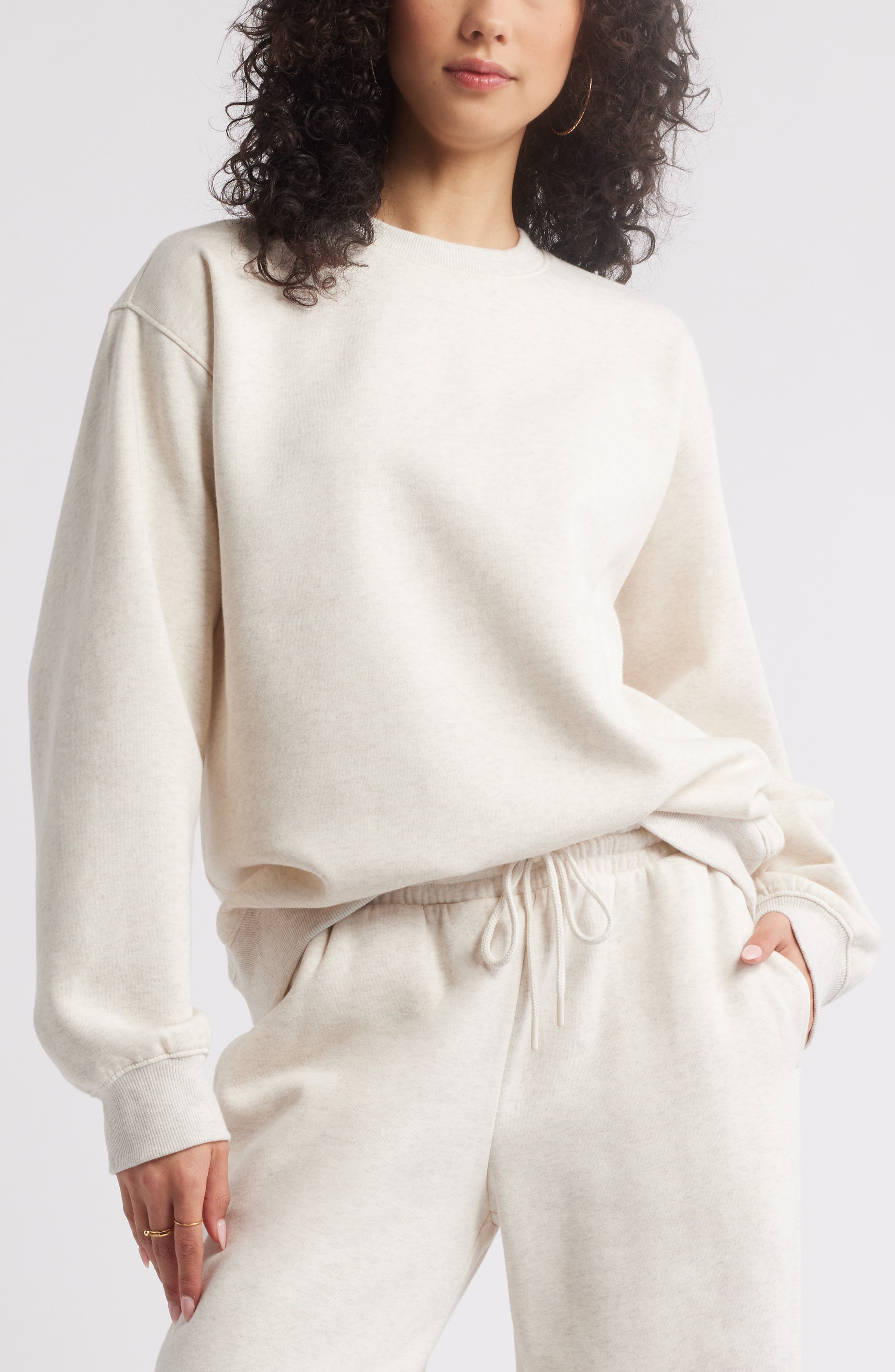 BEIGE OATMEAL LIGHT HEATHER