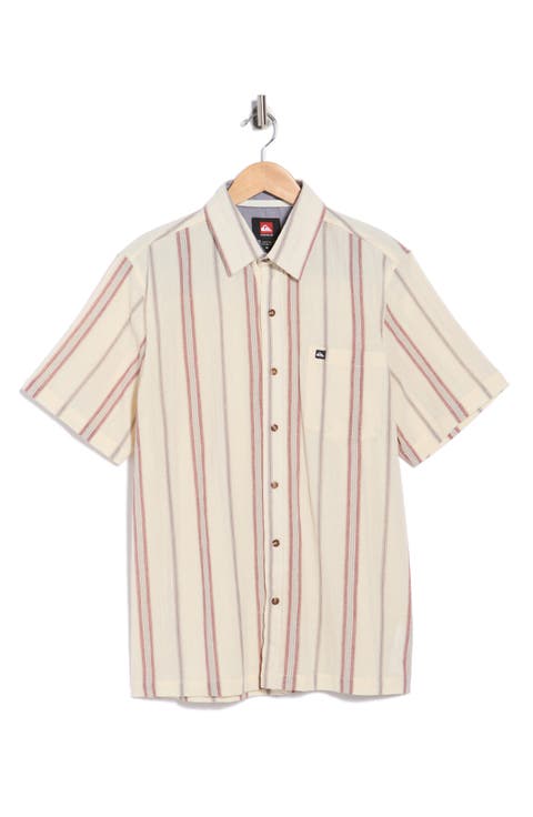 Jellyfish Cotton Button-Up Shirt