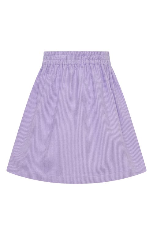 Tiny Tribe Kids' Cotton Corduroy Skirt In Lilac