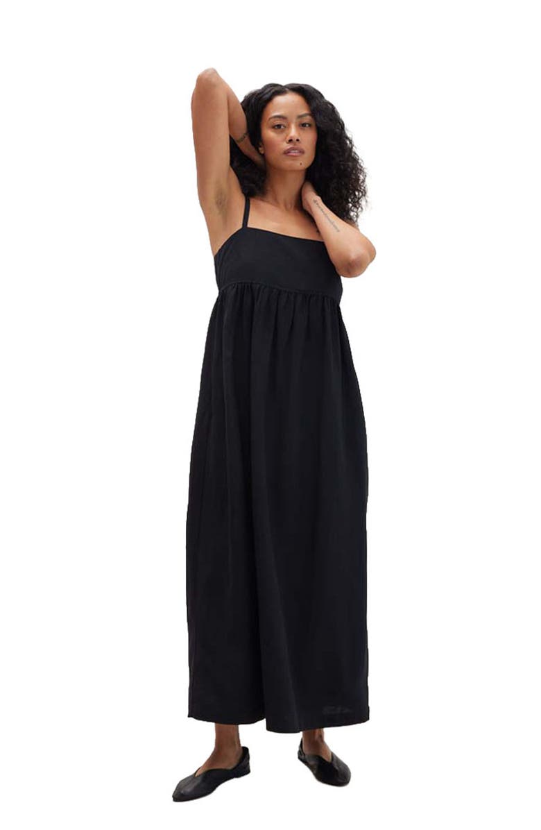 Richer Poorer The Linen Maxi Dress, Main, color, Black