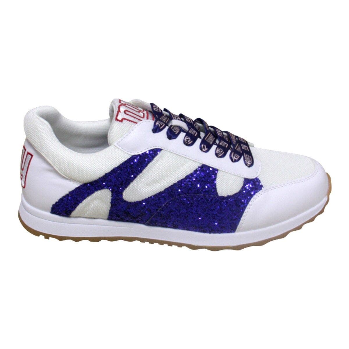 CUCE Women's Cuce  White New York Giants Glitter Sneakers, Alternate, color, White