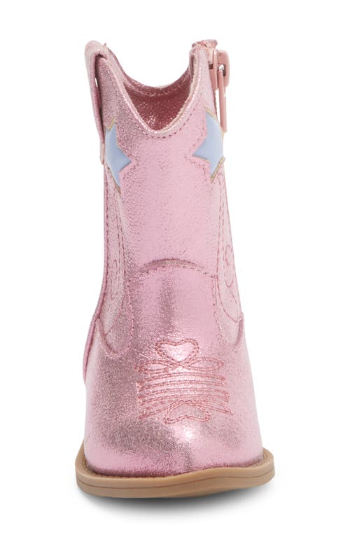 Harper Canyon Kids' Chelsee Star Western Boot In Pink