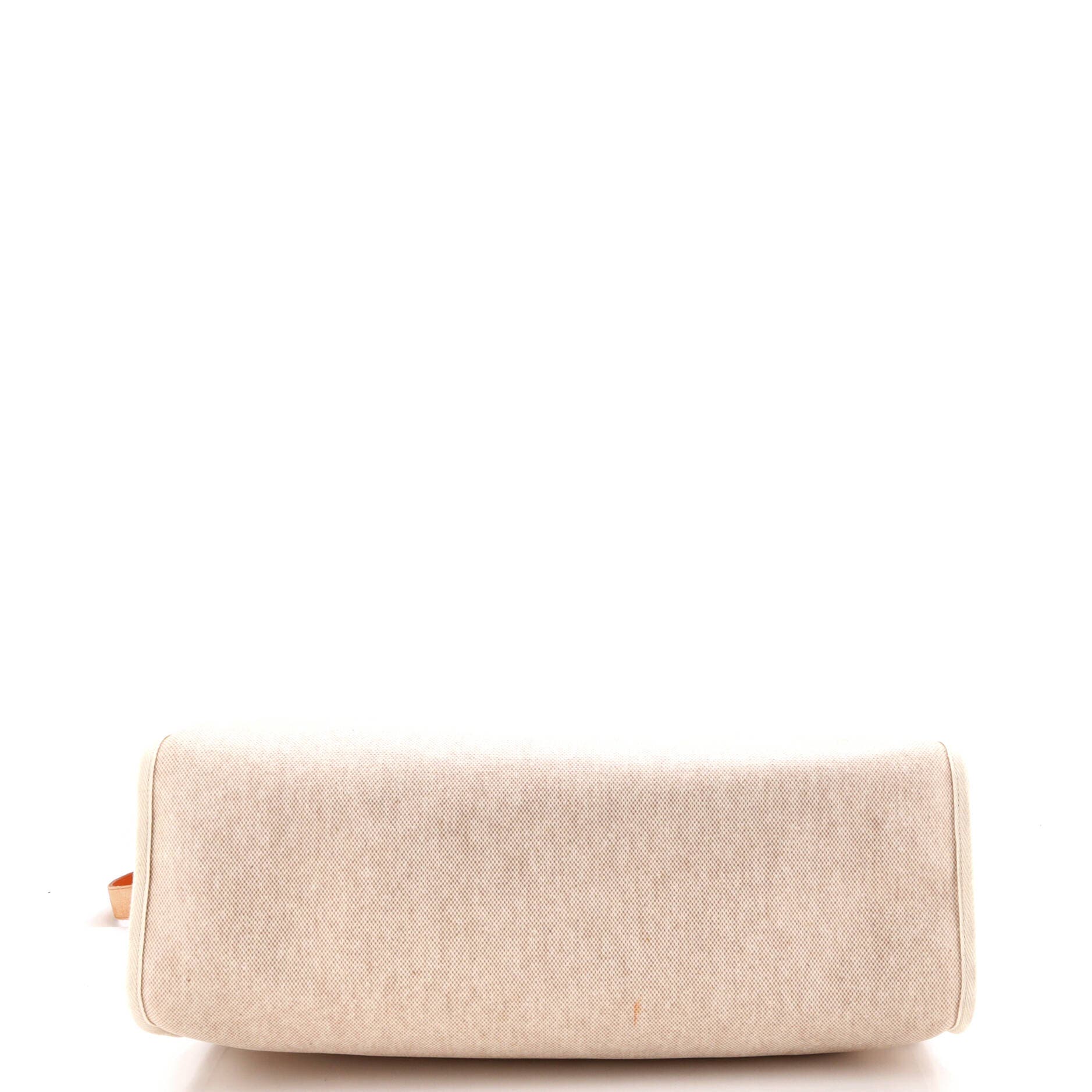 Herbag Toile and Leather MM, Alternate, color, Ecru