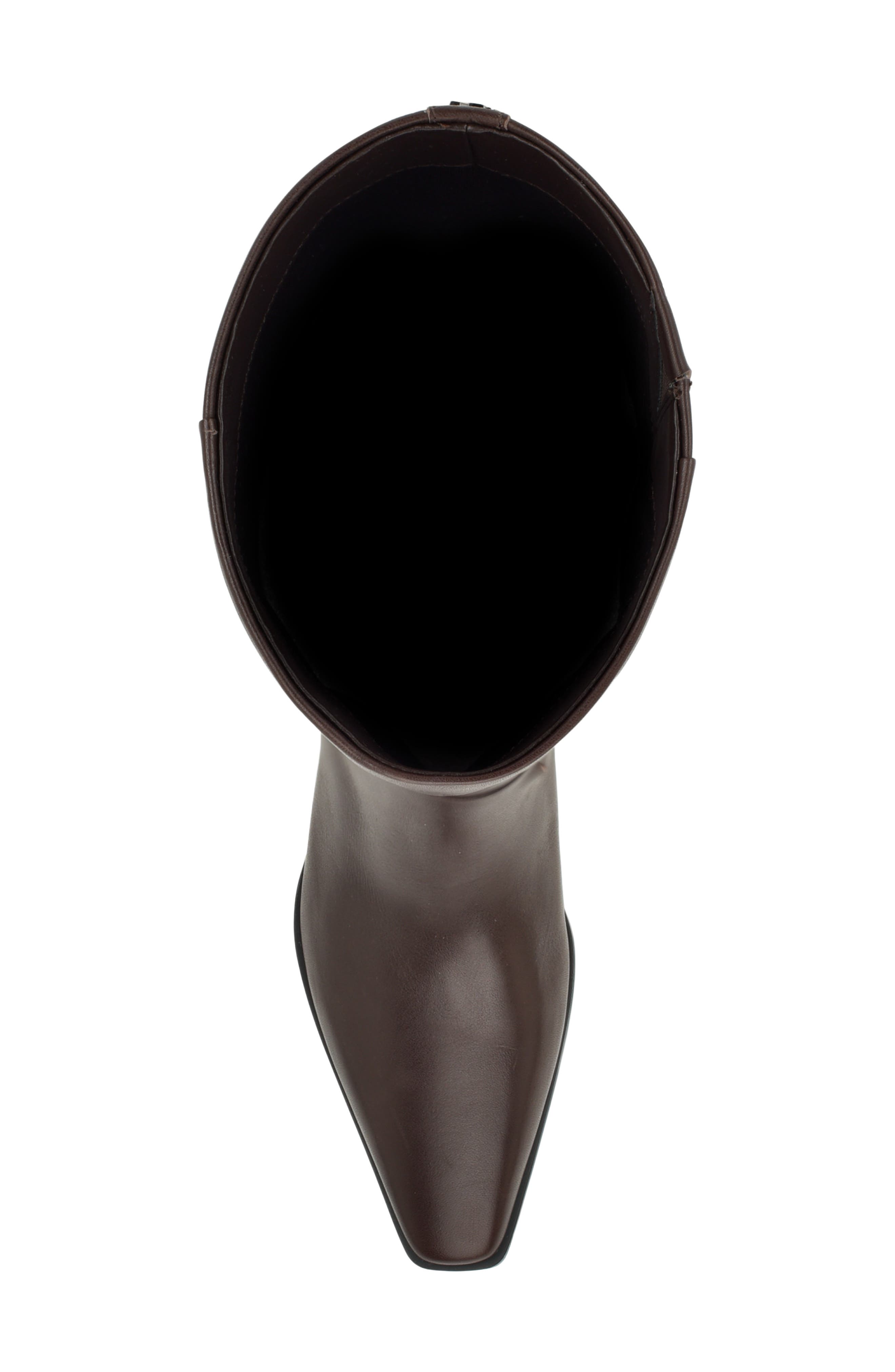 Varcey Knee High Boot, Alternate, color, DARK BROWN 201
