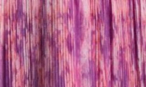 Hutch Renza Strapless Tulle Gown In Purple Floral