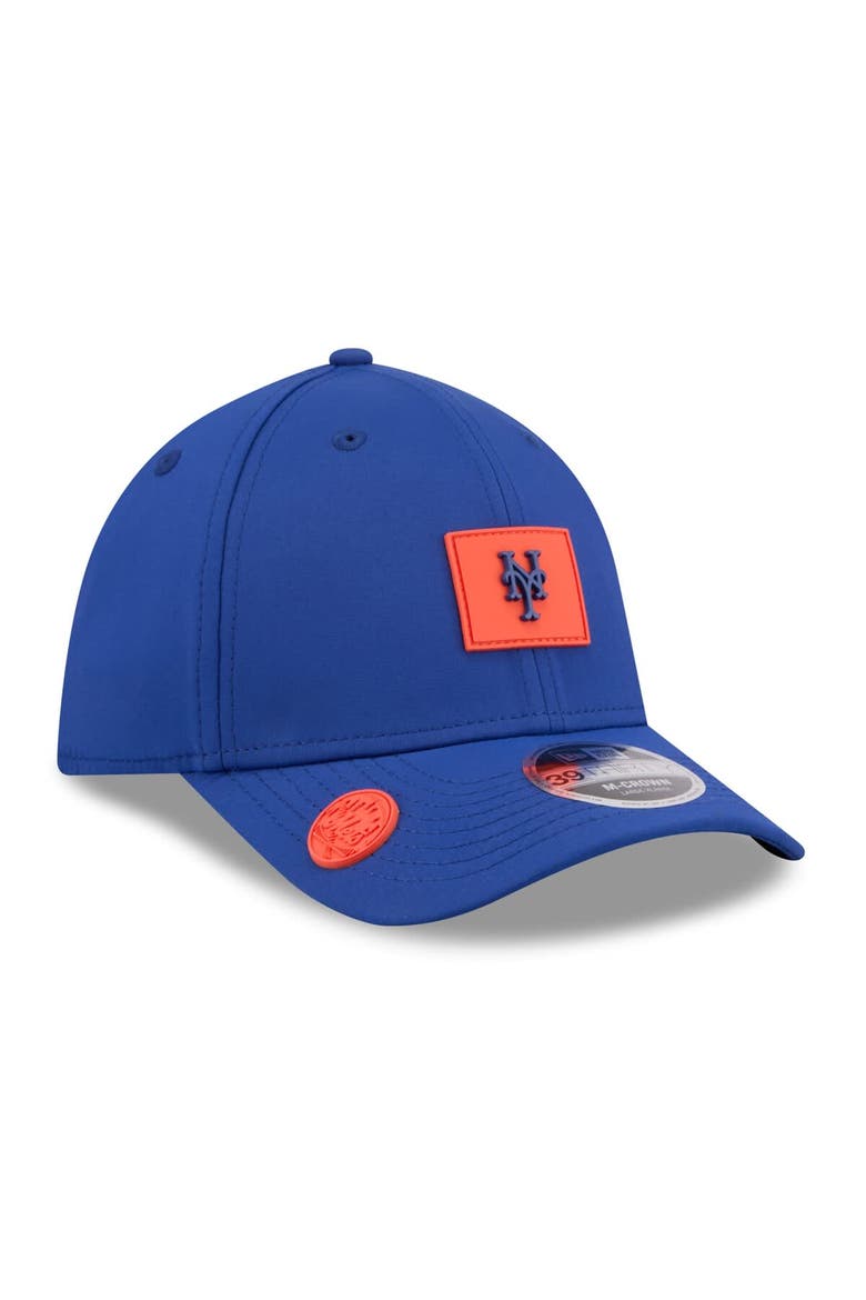 Men's New Era  Royal New York Mets 2026 Clubhouse M-Crown 39THIRTY Flex Hat, Alternate, color, Royal