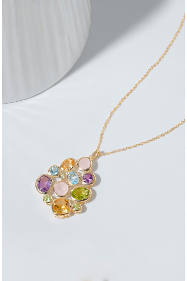 Pendant Necklace, Alternate, color, PURPLE