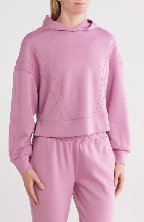 New Flow Scuba Knit Crop Hoodie