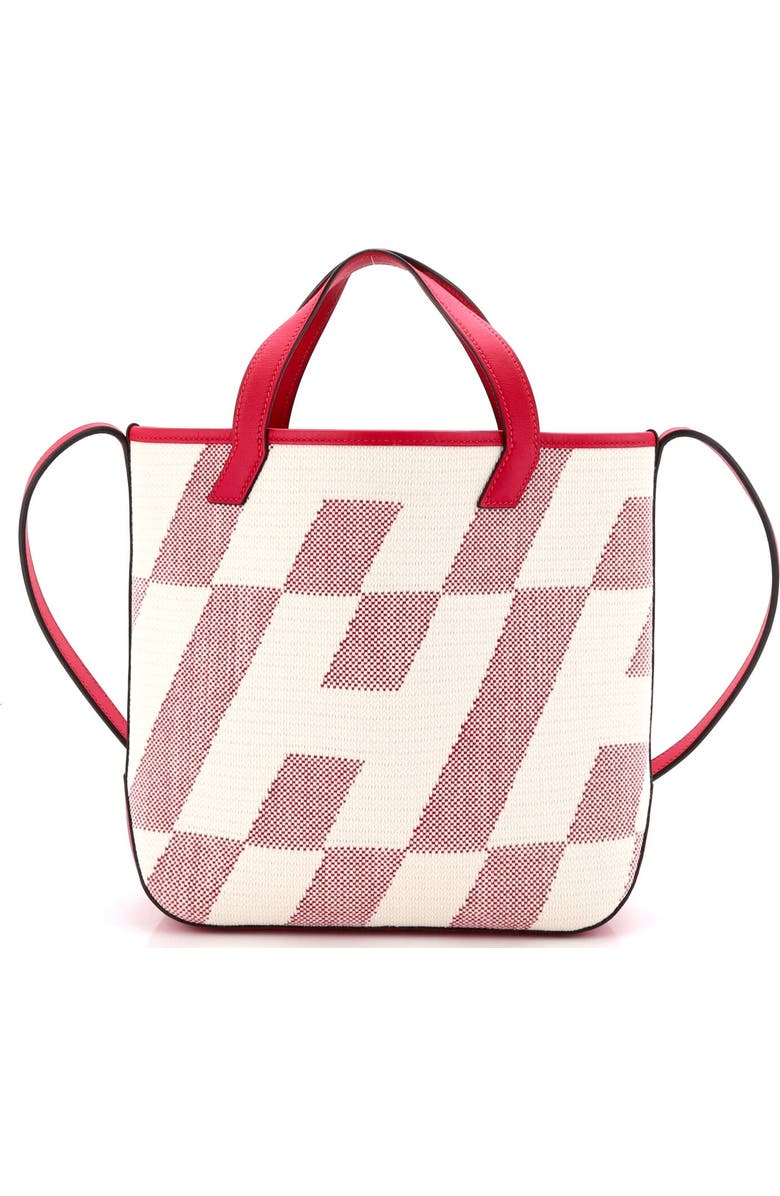 Pre-Owned Hermes Cabas H en Biais Tote Canvas with Leather 27, Alternate, color,