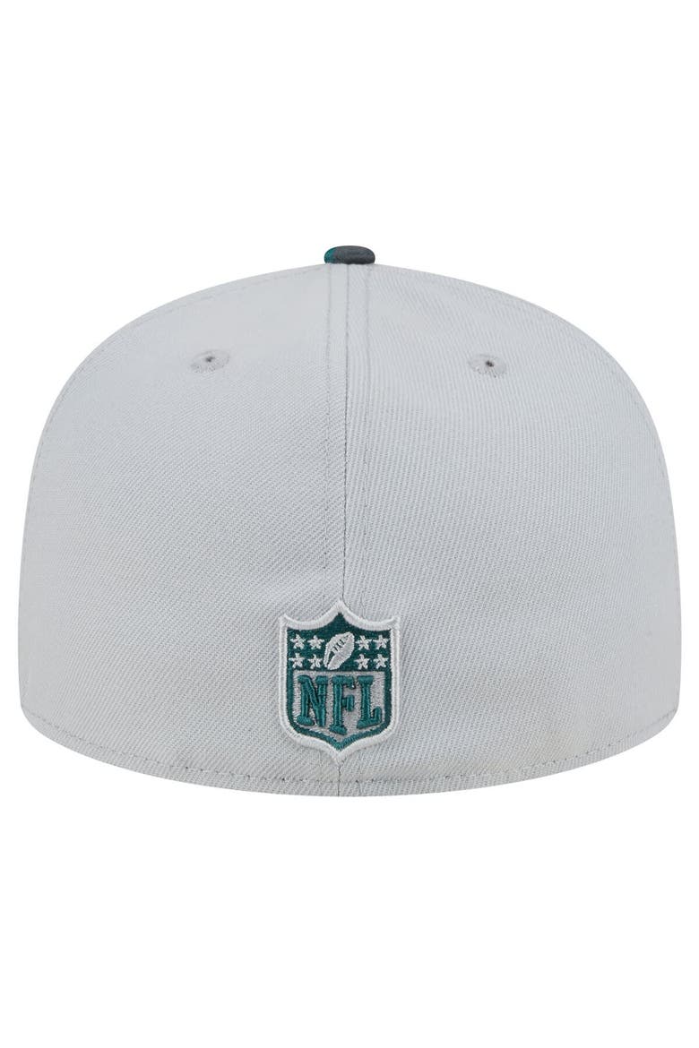 Men's New Era Gray Philadelphia Eagles Active Camo 59FIFTY Fitted Hat, Alternate, color, Gray