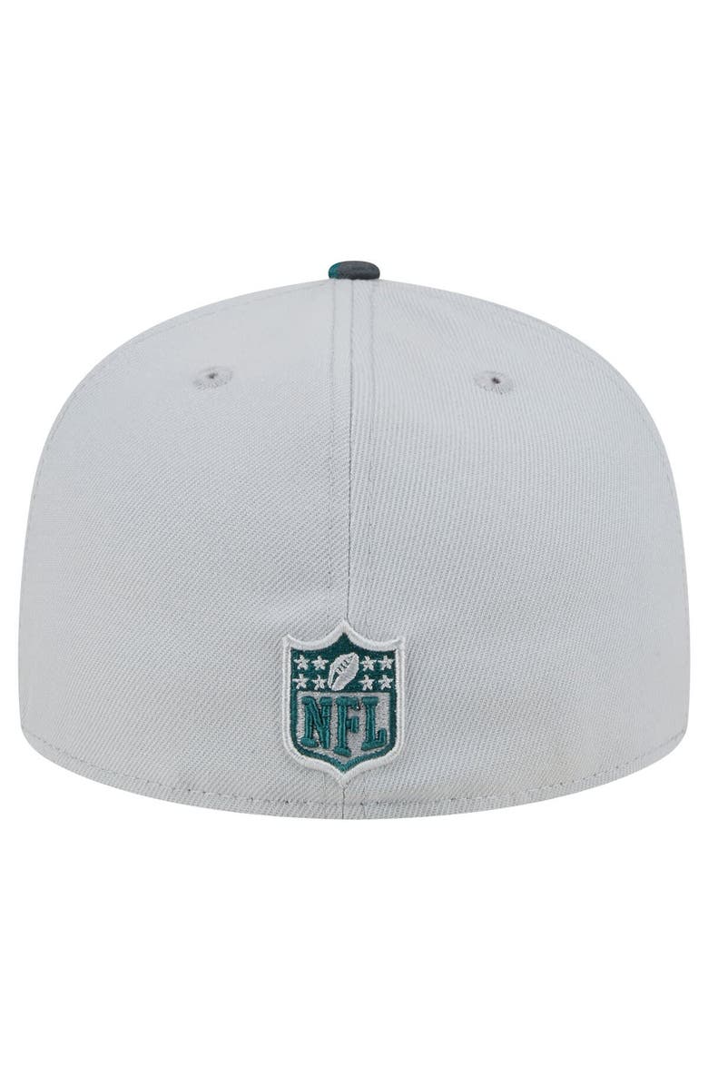 New Era Men's New Era Gray Philadelphia Eagles Active Camo 59FIFTY Fitted Hat, Alternate, color,