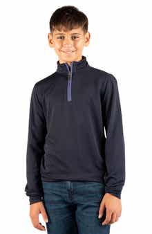 Kids' Modal Quarter Zip Sweater