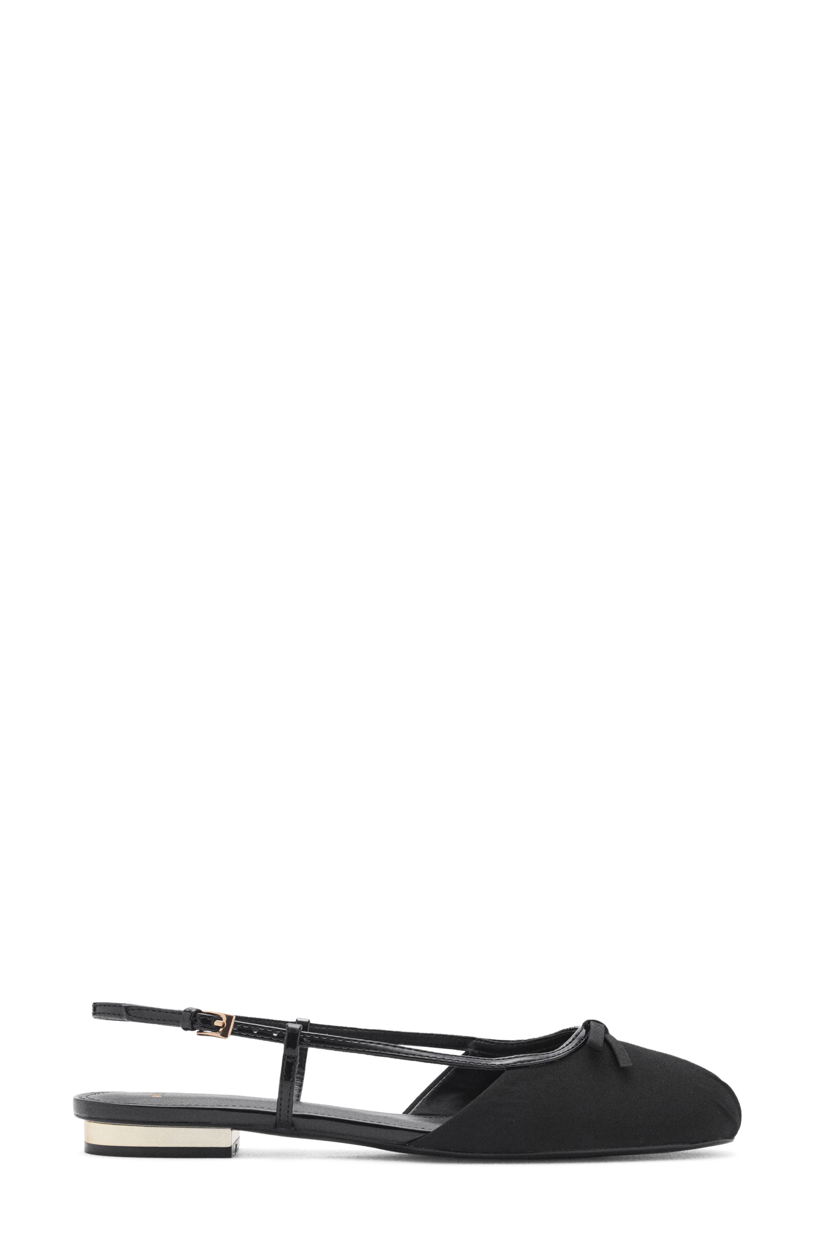 MANGO Slingback Ballet Flat, Alternate, color, Black