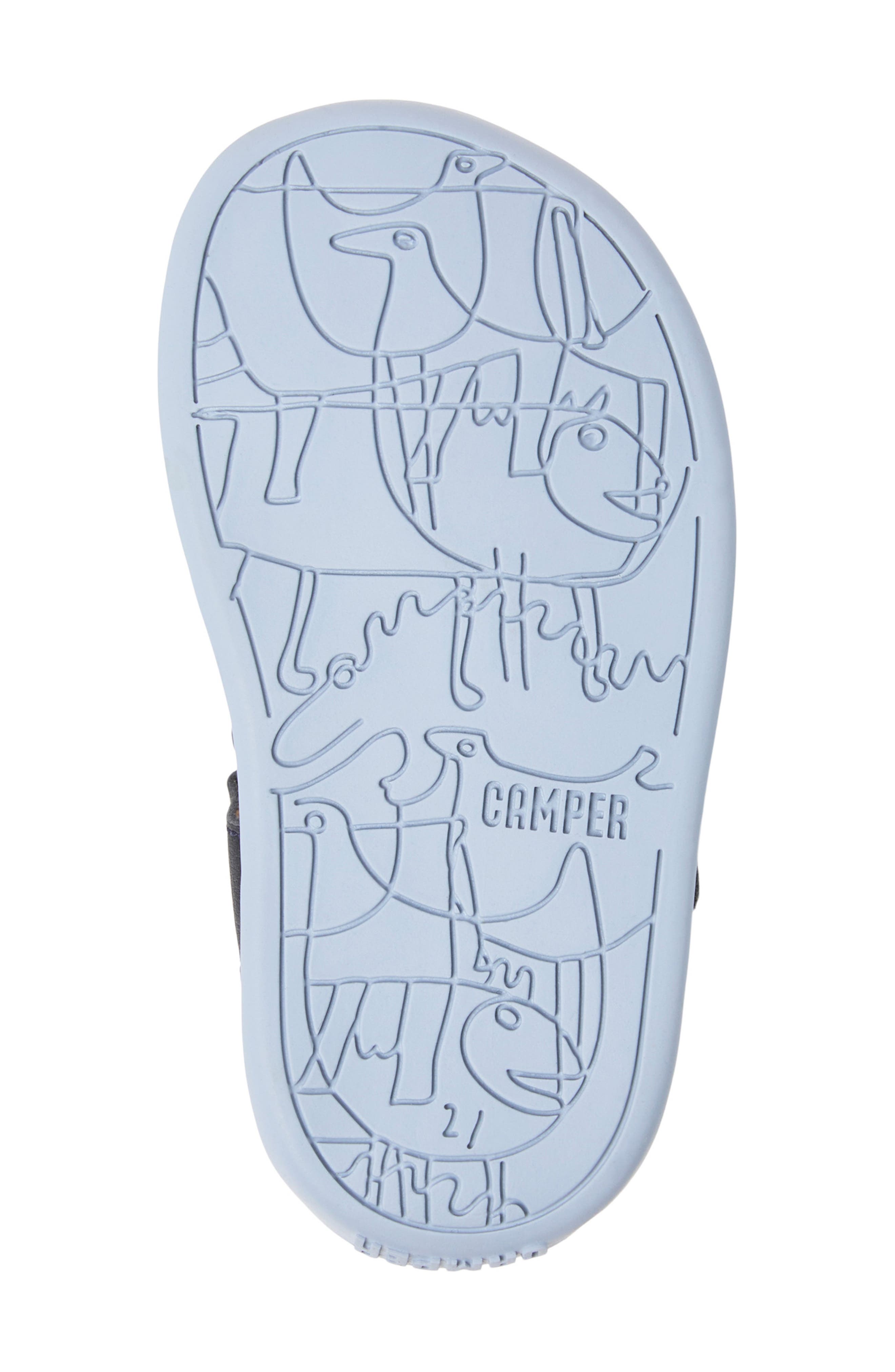 Camper Kids' Bicho Sparkle Sandal, Alternate, color, Navy