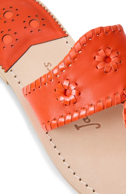 Jack Rogers Jacks Flip Flop In Flame/flame Pat