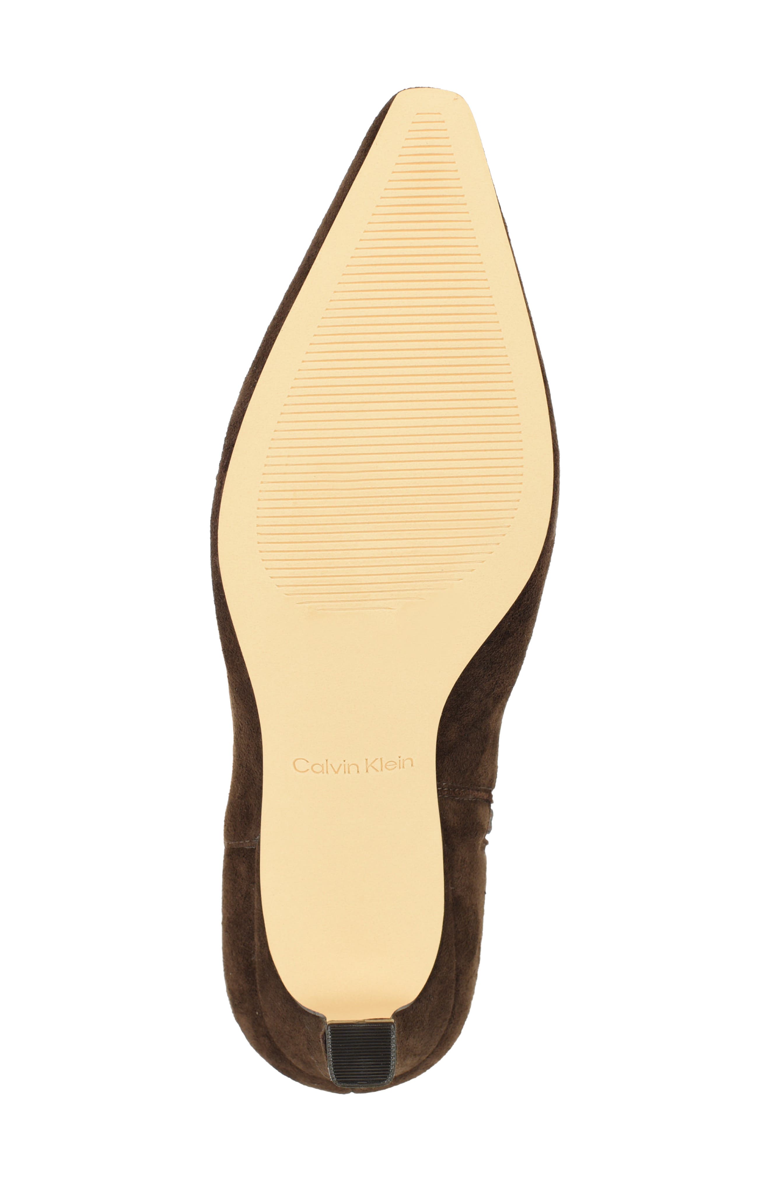 Preston Knee High Boot, Alternate, color, DARK BROWN SUEDE