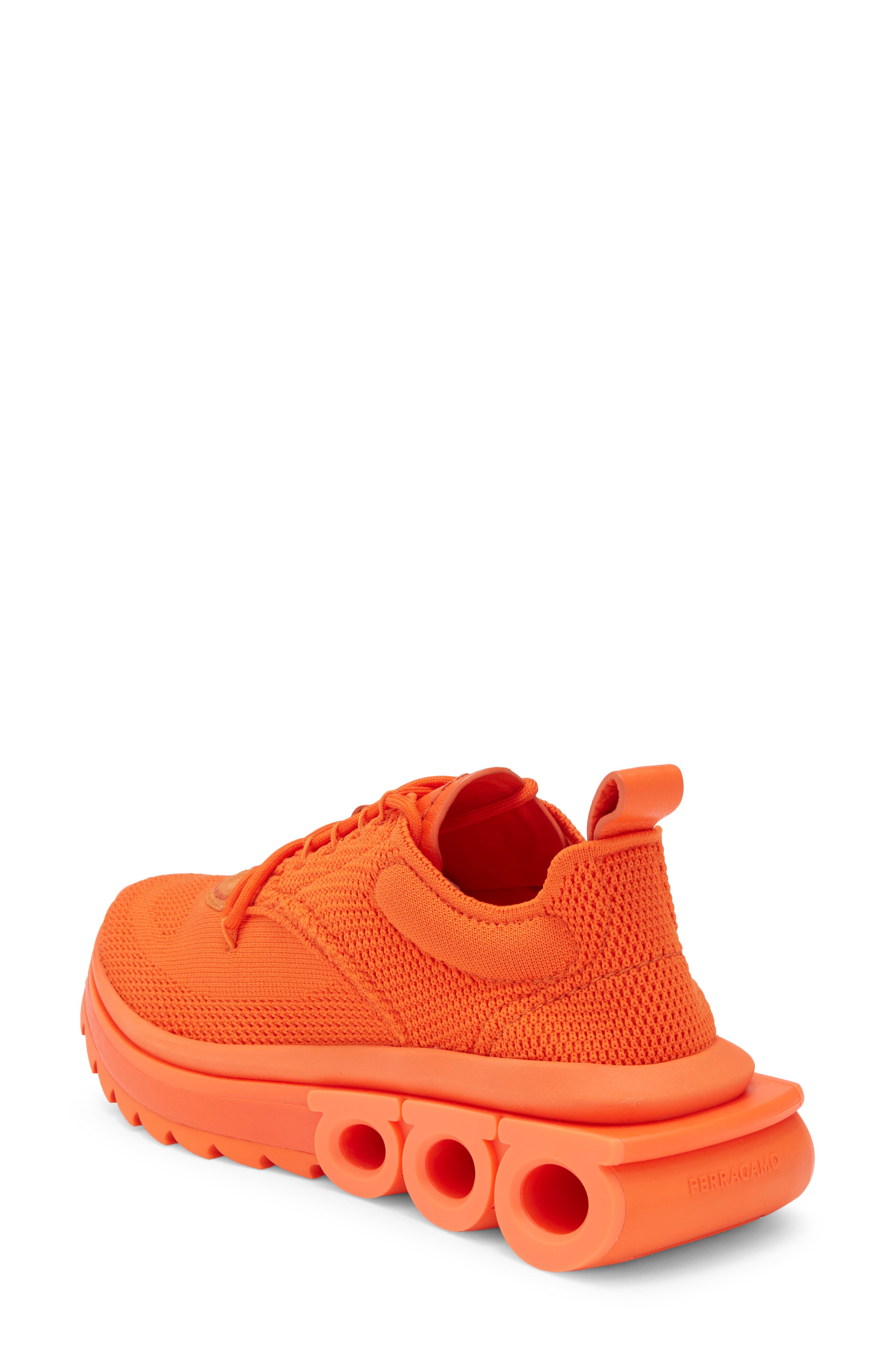 Nima Knit Low Top Sneaker, Alternate, color, ORANGE