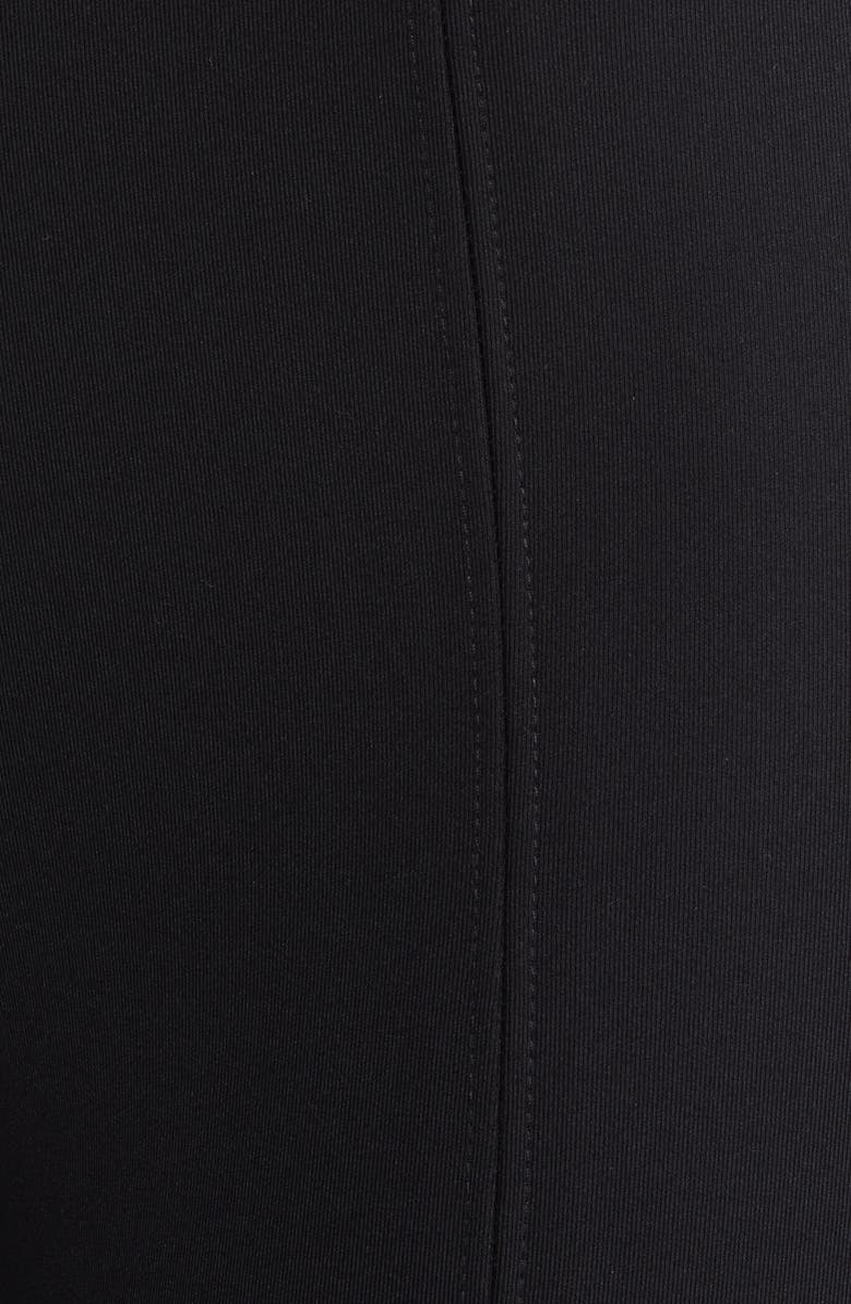 Commando Neoprene Split Front Pants, Alternate, color, Black