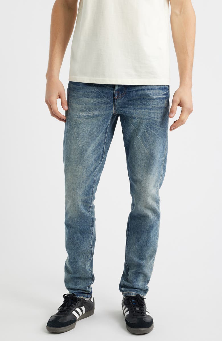 Billionaire Boys Club Trek Slim Fit Distressed Jeans, Main, color, Racer