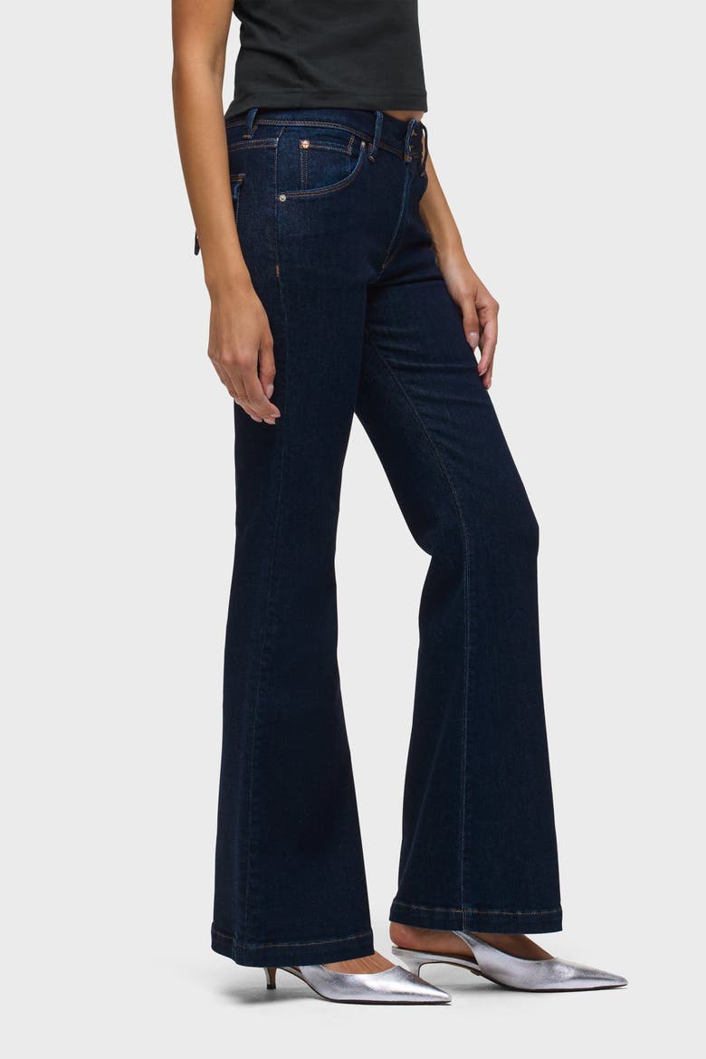 Dana High-Rise Flare, Alternate, color, Rinse