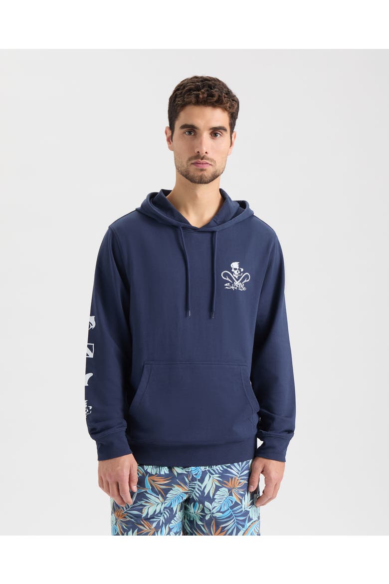 Iconic Badge Hoodie, Main, color, Navy