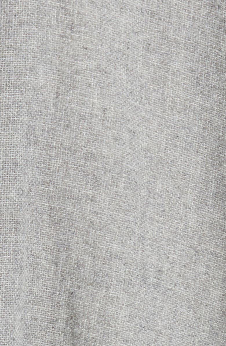 Eileen Fisher Stripe Wool Blend Poncho Wrap, Alternate, color, 